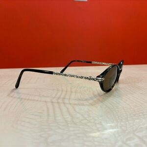 Brighton Black Sunglasses with Silver Accents
